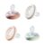 Tommee Tippee Breast-Like Pacifier, 0-6 Month Pack of 4 Pacifiers with Breast-Like baglet, Symmetrical Design, BPA Free