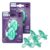 Philips Avent Soothie Orthodontic Baby Pacifiers, 100% Silicone Pacifiers, One Piece, BPA-Free, for Babies 0-3 Months, Green, 4 Pack, Model SCF190/41