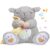 BEREST Rechargeable Baby Sleep Smile Bear, Mom’s Heartbeat Baby Cry Sensor Lullabies & White Noise Sound, Nursery Decor Night Light Projector Toddler Crib Sleeping Aid, Baby Shower Gifts